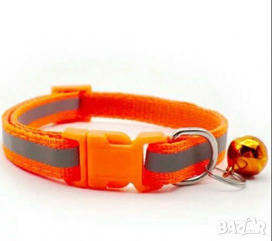 Нашийници за малки кчета и котки със светлоотразителна лента. Каишка/ Нашийник за малко куче и котка, снимка 6 - За кучета - 32880448
