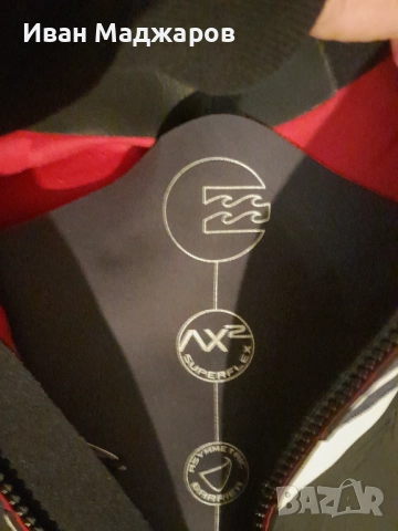 Непренов костюм Billabong 4/3 mm, снимка 5 - Водни спортове - 52201905