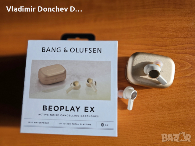 Продавам блутут слушалки - Bang & Olufsen Beoplay EX - като нови, снимка 5 - Слушалки и портативни колонки - 52824478
