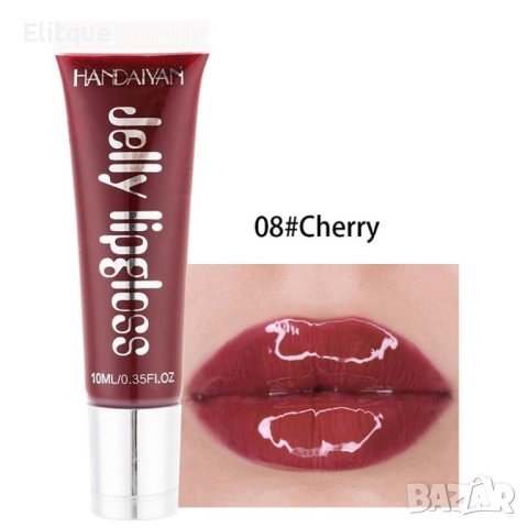 Овлажняващ цветен гланц за устни Jelly Gloss Lip HANDAIYAN, снимка 6 - Други - 52830806
