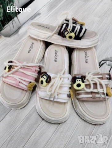 Нов хит дамски чехли с връзки - Най-желаният хит за стилни летни излети