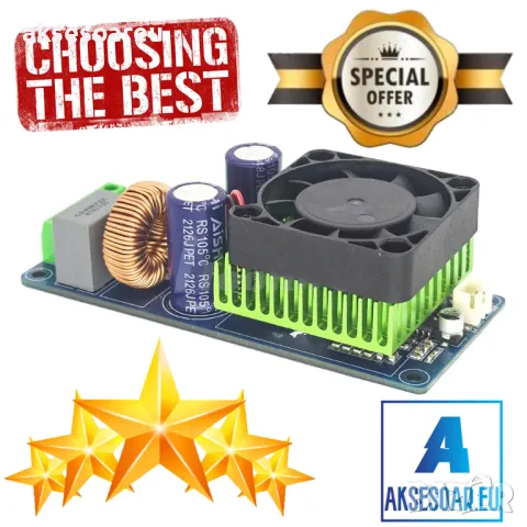 Висококачествен Hi-Fi 500 W Power моноканален цифров мощен усилвател Клас D сглобен на платка модул , снимка 9 - Ресийвъри, усилватели, смесителни пултове - 47891788