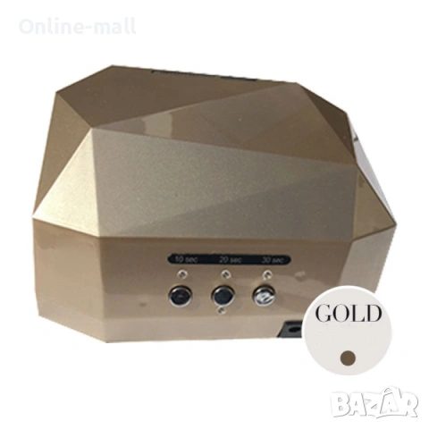 Професионална Хибридна UV/LED Лампа за Маникюр 36W – Компактен Дизайн в 7 Цвята с Подвижно Дъно, снимка 3 - Продукти за маникюр - 53244323