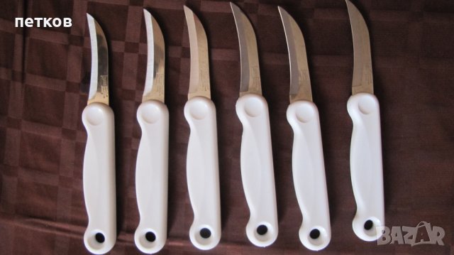 кухненски ножчета с извито острие- 6 бр., снимка 4 - Прибори за хранене, готвене и сервиране - 37039970