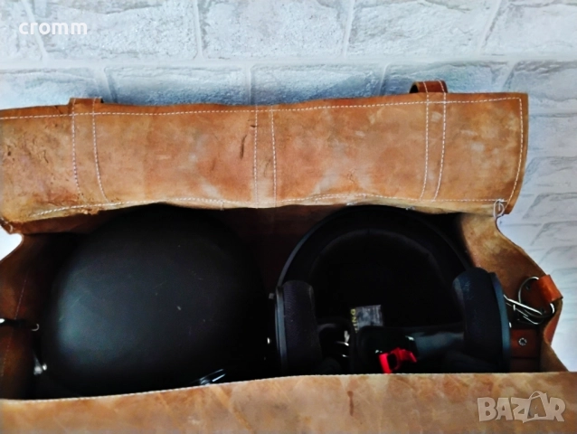 Задна кожена чанта за мотор, снимка 4 - Аксесоари и консумативи - 51877772