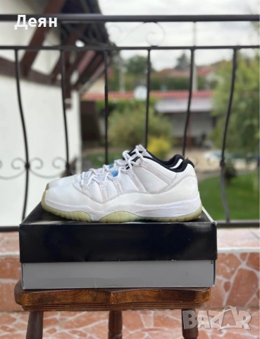 Jordan 11 low legend blue Nike Оригинални! AV2187-117, снимка 2 - Кецове - 53423482