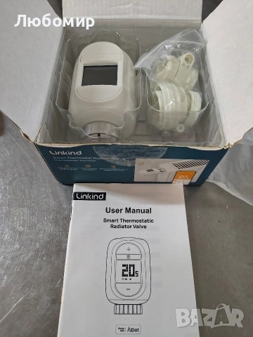 Интелигентен термостат за радиатори, Linkind интелигентен контролер за радиатори с WiFi, , снимка 2 - Радиатори - 53231564