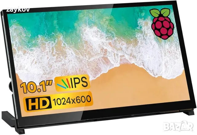 10,1-инчов IPS LCD сензорен дисплей Панел 1024×600 капацитивен екран HDMI