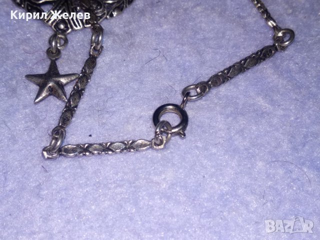 ПРЕВЪЗХОДНО СРЕБЪРНО ДИЗАЙНЕРСКИ АРТ МОДЕЛ КОЛИЕ ВИСОКА ПРОБА СРЕБРО с ЦИРКОН РЪЧНА ИЗРАБОТКА 36159, снимка 10 - Колиета, медальони, синджири - 39547567