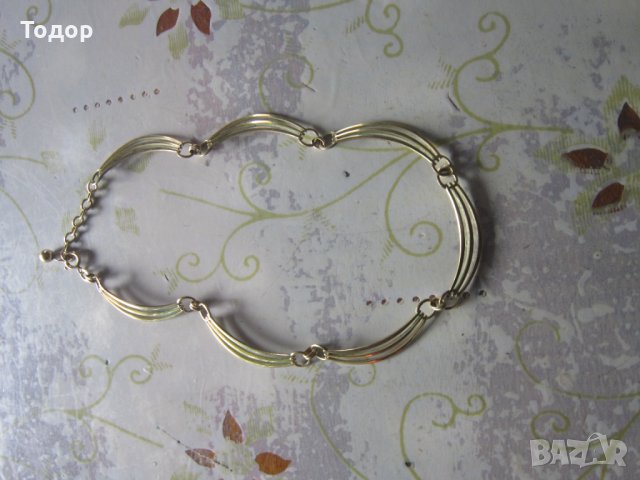 Невероятно позлатено колие гердан Америк кв