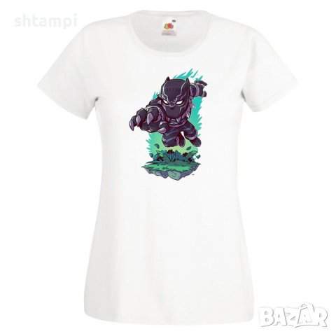 Дамска тениска Marvel Black Panther Игра,Изненада,Подарък,Геймър,