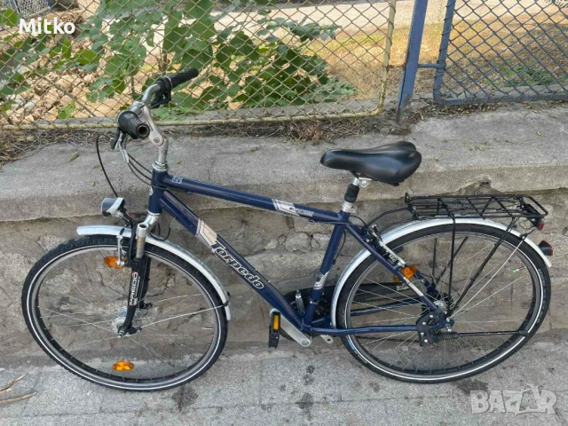 28 цола алуминиев велосипед с 21 скорости усилени капли амортисьори предни като нов в перфектно , снимка 8 - Велосипеди - 51194803