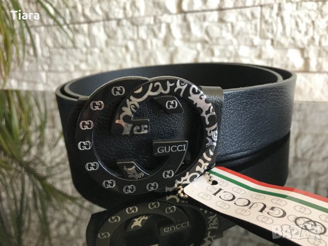 GUCCI - Колан от естествена кожа - унисекс, снимка 3 - Колани - 32396260