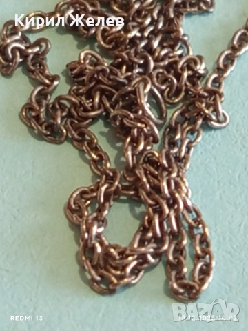 Стерлингово сребърно синджирче на марката ПАНДОРА автентично с печати 42503, снимка 2 - Колиета, медальони, синджири - 52834258