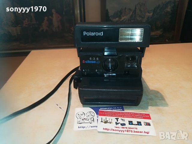 polaroid closeup 636 ретро фото 2404211132, снимка 10 - Фотоапарати - 32979392
