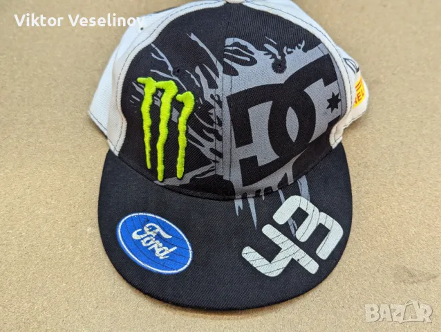 Ken Block #43 Monster Pirelli DC Ford Rally Team Racing Snapback Шапка с Козирка Size 7 56cm, снимка 1 - Шапки - 47271719