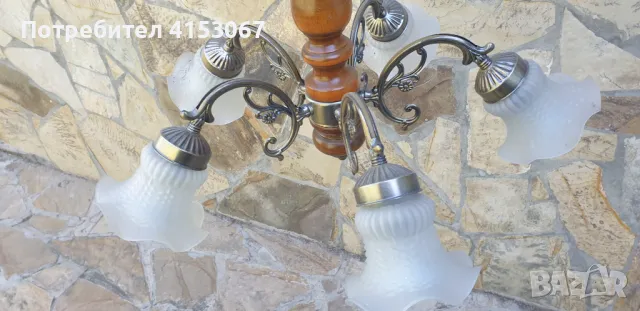 Полюлей масивен кован, снимка 3 - Антикварни и старинни предмети - 47695360