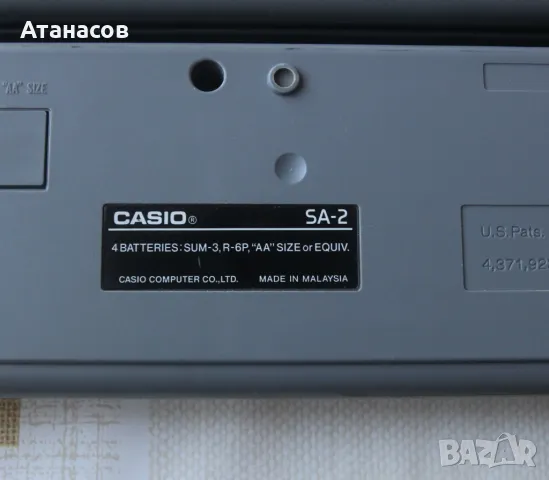 Keyboard Casio SA-2 синтезатор, снимка 6 - Синтезатори - 48085129