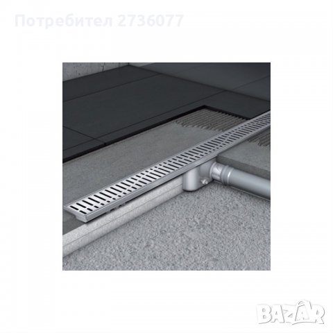 Линеен сифон ACO ShowerDrain C Wave, снимка 2 - Железария - 38770264