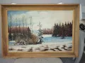картина със зимен пейзаш, снимка 7