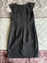 Изчистена дамска черна рокля , снимка 3