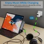 Нов USB C хъб Адаптер Докинг станция 7 в 1 за iPad Pro MacBook Pro, снимка 5
