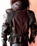 Уникално черна Рокерия на Disquared оригинално марково кожено яке С, снимка 1 - Якета - 43355207
