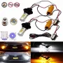 LED крушки за дневни светлини + мигач комбинирани Canbus, снимка 1