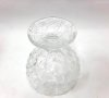 Винтидж тежка стъклена купа със столче(7.2), снимка 5