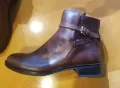 Кафяви боти ECCO, естествена кожа, като нови, снимка 1