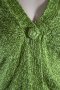Betty Jackson дамска жилетка зелена лен и памук, снимка 5