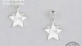 Outlet Sale Сребърни висящи обеци,колекция"Stars",основа топчета/нови, снимка 1 - Колиета, медальони, синджири - 44895709