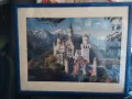 Рамкирана снимка на Замъкът Нойшванщайн (Neuschwanstein) Дисни, снимка 1