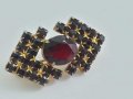 стара брошка с гранати, снимка 7