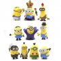 10 бр миньоните Minions миньони пластмасови фигурки играчки за игра и украса на торта фигурка, снимка 3