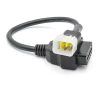 6PIN към 16PIN OBD2 Диагностичен Адаптер за Мотоциклети Delphi, снимка 1