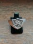 Нов сребърен пръстен Св. Георги размер 62 може да бъде направен по Ваш размер, снимка 1 - Пръстени - 28500604