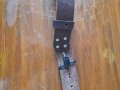 Стара кожена ремъчка,ремък за пушка #5, снимка 3
