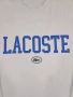 Lacoste Longsleeve Tee като ново, бяло със синьо, размер L/XL, снимка 2