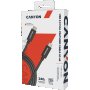 Зареждащ кабел CANYON UC-44, USB TYPE-C to TYPE-C, 1М, Черен SS30250, снимка 2