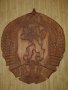 Герб НРБ,  дърворезба, 77х63 см, снимка 1 - Антикварни и старинни предмети - 38267392