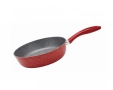 Кухненски тиган Voltz, 24см./ 26см., Дълбок,  Мраморно покритие, Индукция,  Червен, снимка 4