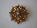 Старинна брошка - бижу Чехословакия, снимка 4