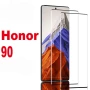 Honor 400 Pro / 200 Pro / 200 / 90 / 50 / 3D ЦЯЛО ЛЕПИЛО Извит стъклен протектор за екран, снимка 4