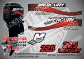 Mercury 1999-2006 225hp Four Stroke Меркюри извънбордов двигател стикери надписи лодка outmerfsr-225, снимка 1 - Аксесоари и консумативи - 43346939