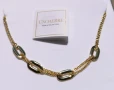 дизайнерски италиянски ПОЗЛАТЕН гердан колие НОВО, снимка 7