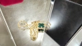 Van Cleef & Arpels VCA 1 Motif Green Malachite Sweet Alhambra Дамска Гривна, снимка 7