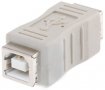 Нов преход USB B F to USB B F, снимка 1 - Друга електроника - 26932012