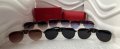 Cartier 2022 мъжки слънчеви очила с кожа, снимка 15