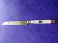 Стар сребърен нож със седефена дръжка, снимка 6